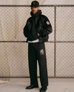 Aimé Leon Dore ALD / New York Mets Satin Varsity Jacket><noscript><img width=
