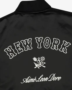 Aimé Leon Dore ALD / New York Mets Satin Varsity Jacket><noscript><img width=