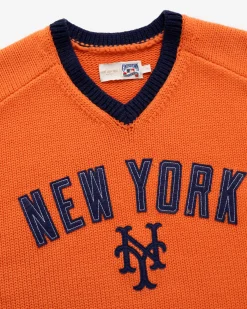 Aimé Leon Dore ALD / New York Mets Short-Sleeve Knit  Sweater> Sweaters
