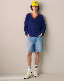 Aimé Leon Dore ALD / New York Yankees Denim Shorts> Shorts