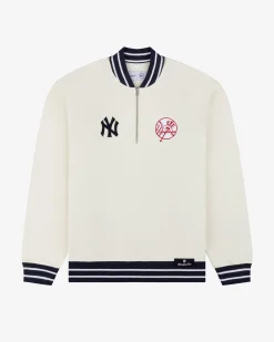 Aimé Leon Dore ALD / New York Yankees Quarter Zip Pullover> Sweatshirts