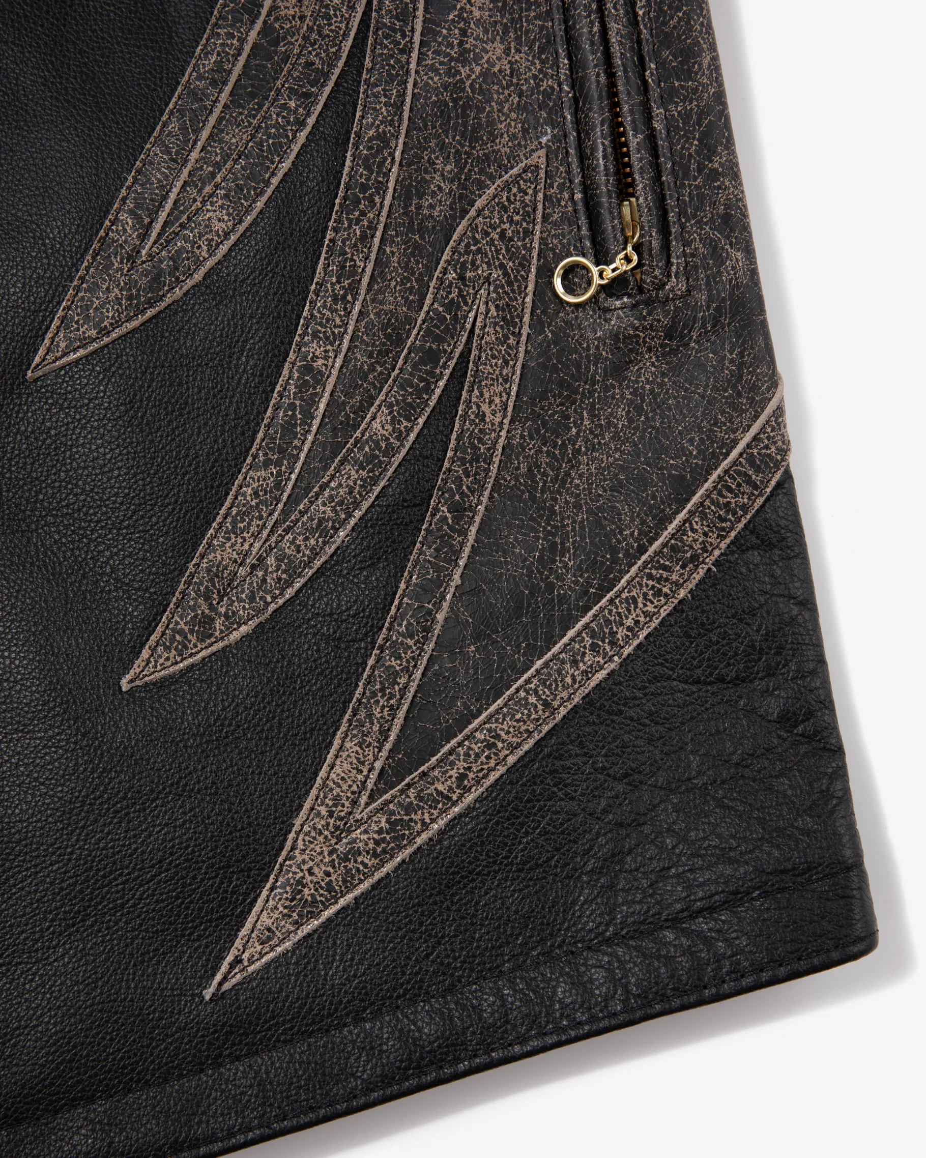 Aimé Leon Dore ALD / Vanson Distressed Leather Moto Jacket> Outerwear