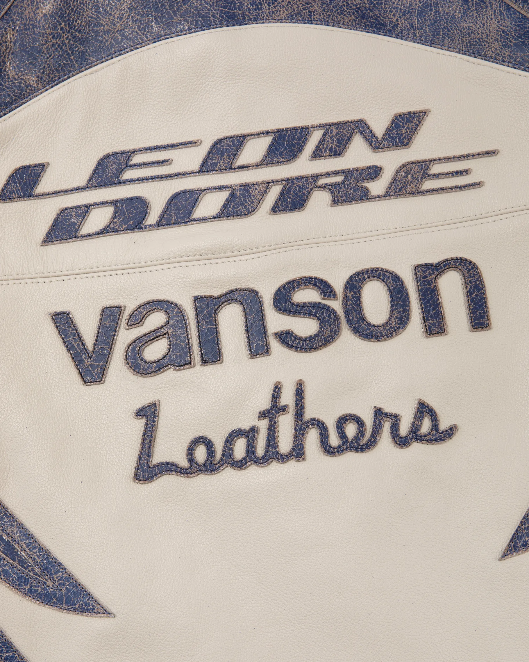 Aimé Leon Dore ALD / Vanson Distressed Leather Moto Jacket> Outerwear