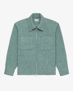 Aimé Leon Dore Alpaca Blend Zip Shirt> Shirting