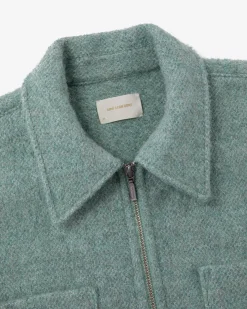 Aimé Leon Dore Alpaca Blend Zip Shirt> Shirting