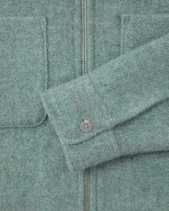 Aimé Leon Dore Alpaca Blend Zip Shirt><noscript><img width=