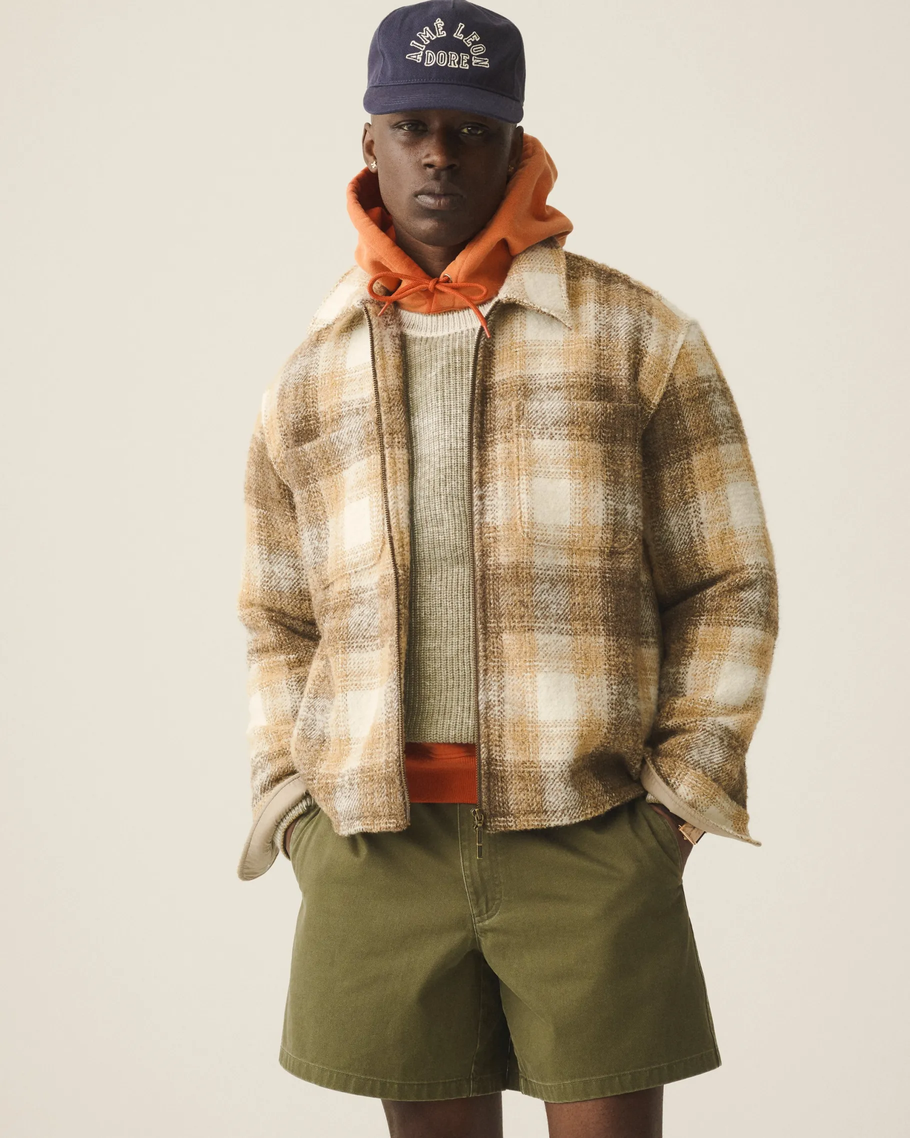 Aimé Leon Dore Alpaca Blend Zip Shirt> Shirting