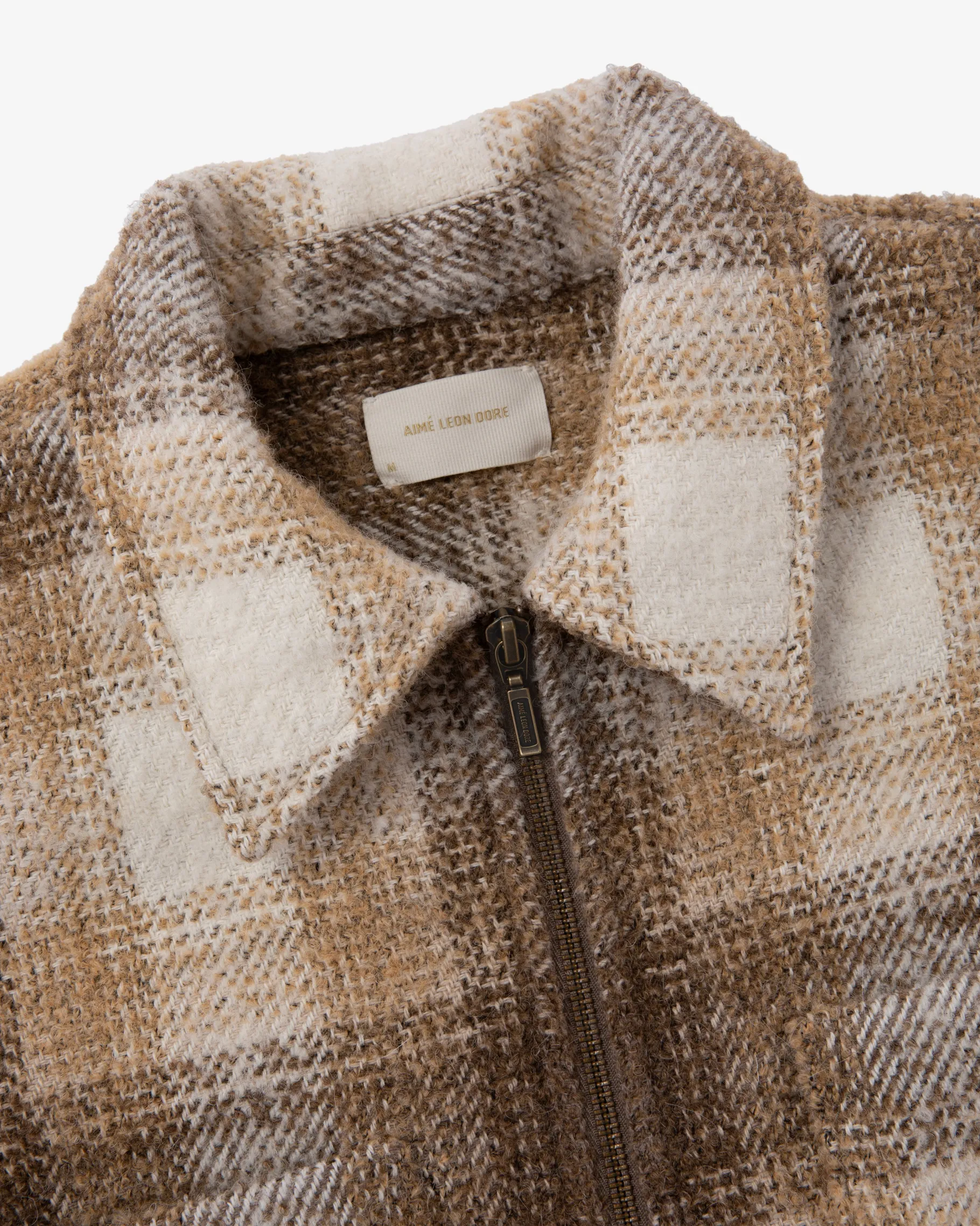 Aimé Leon Dore Alpaca Blend Zip Shirt> Shirting