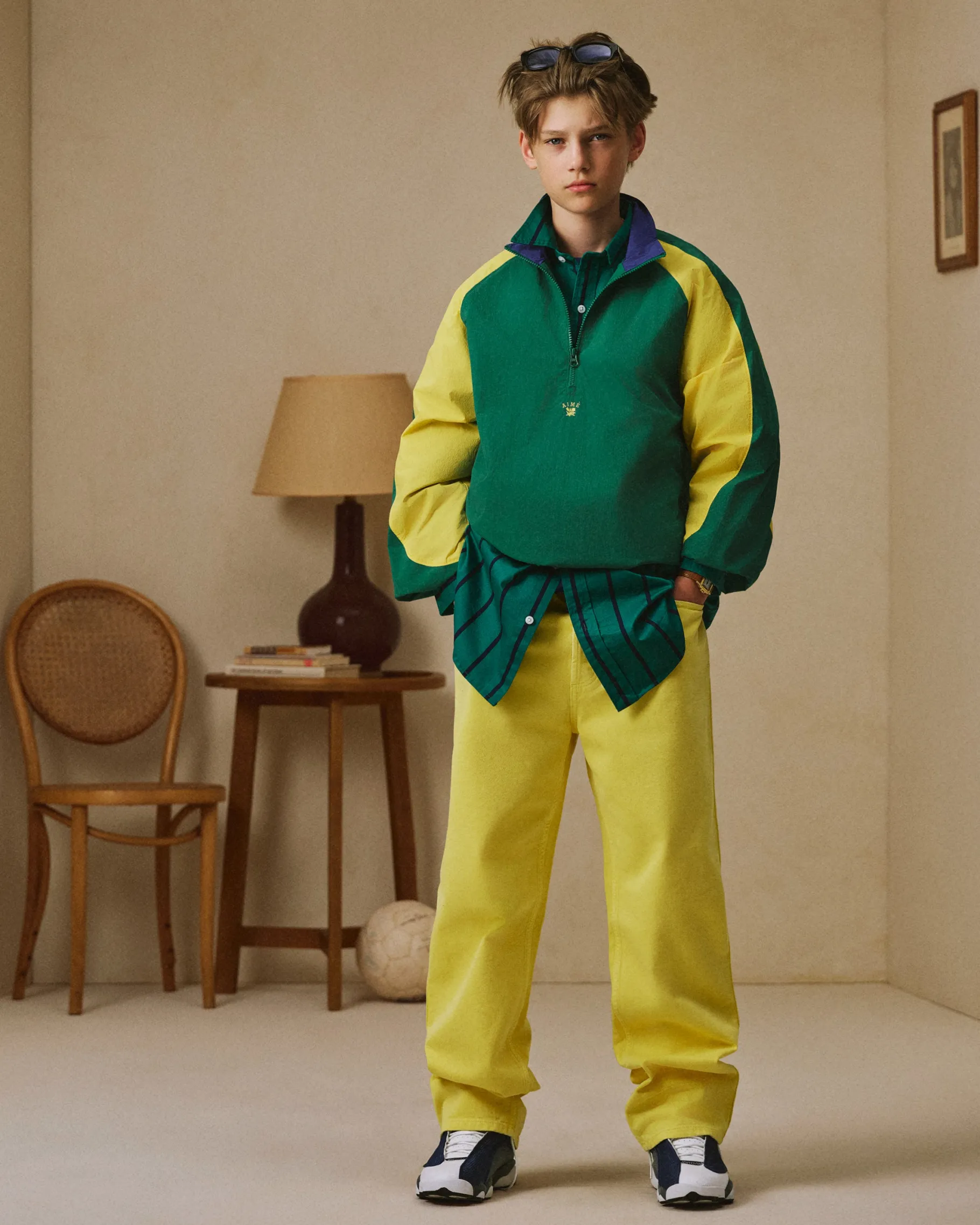 Aimé Leon Dore Crest Nylon Half-Zip Pullover> Outerwear