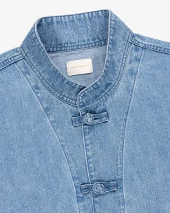 Aimé Leon Dore Denim Collarband Jacket><noscript><img width=