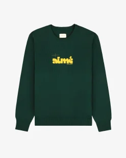Aimé Leon Dore Drafting Logo Crewneck Sweatshirt> Sweatshirts