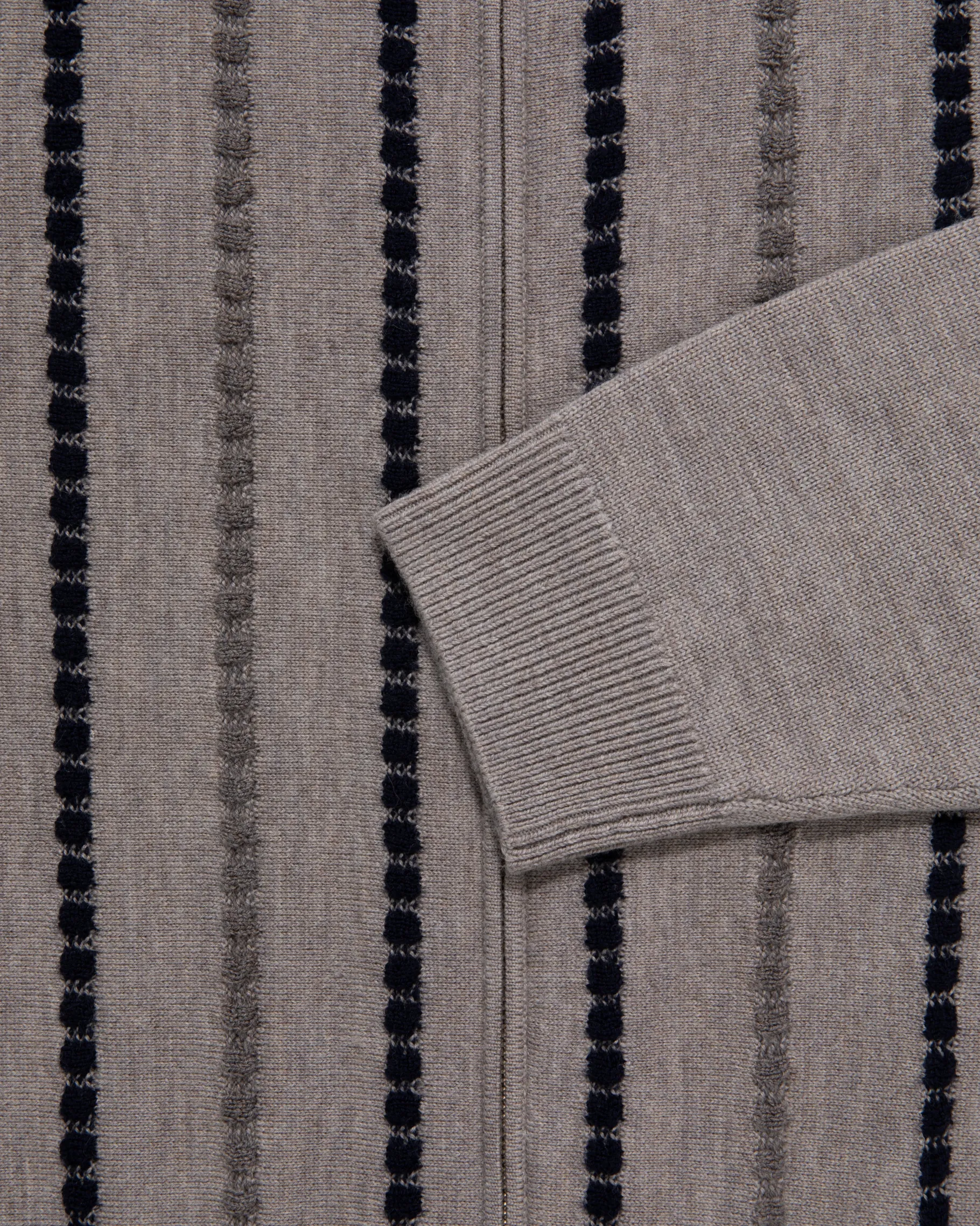 Aimé Leon Dore Jacquard Stripe Polo Cardigan> Sweaters