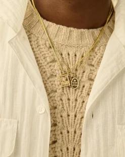 Aimé Leon Dore 14Kt Gold Saint George Pendant> Jewelry