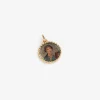 Aimé Leon Dore 14Kt Gold Sappho Poet Relief Pendant> Jewelry
