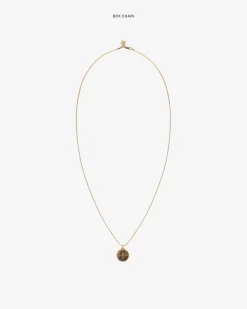 Aimé Leon Dore 14Kt Gold Sappho Poet Relief Pendant><noscript><img width=