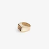 Aimé Leon Dore 14Kt Gold Smoky Quartz Signet Ring> Jewelry