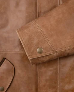 Aimé Leon Dore Leather Aviator Jacket><noscript><img width=