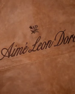 Aimé Leon Dore Leather Aviator Jacket><noscript><img width=