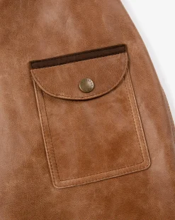 Aimé Leon Dore Leather Aviator Jacket><noscript><img width=