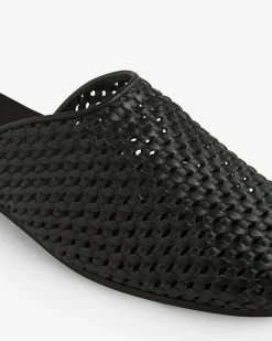 Aimé Leon Dore Leather Raffia Mule><noscript><img width=