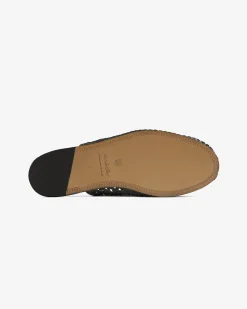 Aimé Leon Dore Leather Raffia Mule><noscript><img width=