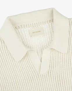 Aimé Leon Dore Long-Sleeve Mesh Knit Polo><noscript><img width=