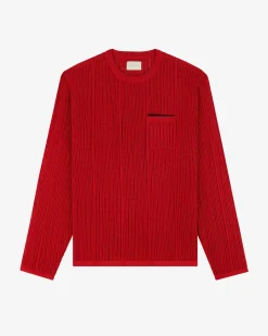 Aimé Leon Dore Long-Sleeve Mesh Knit Tee> Tees & Polos