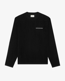 Aimé Leon Dore Long-Sleeve Mesh Knit Tee> Tees & Polos