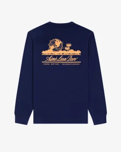 Aimé Leon Dore Long-Sleeve Unisphere Tee> Tees & Polos