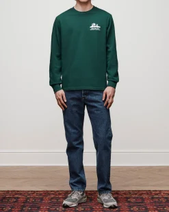 Aimé Leon Dore Long-Sleeve Unisphere Tee> Tees & Polos