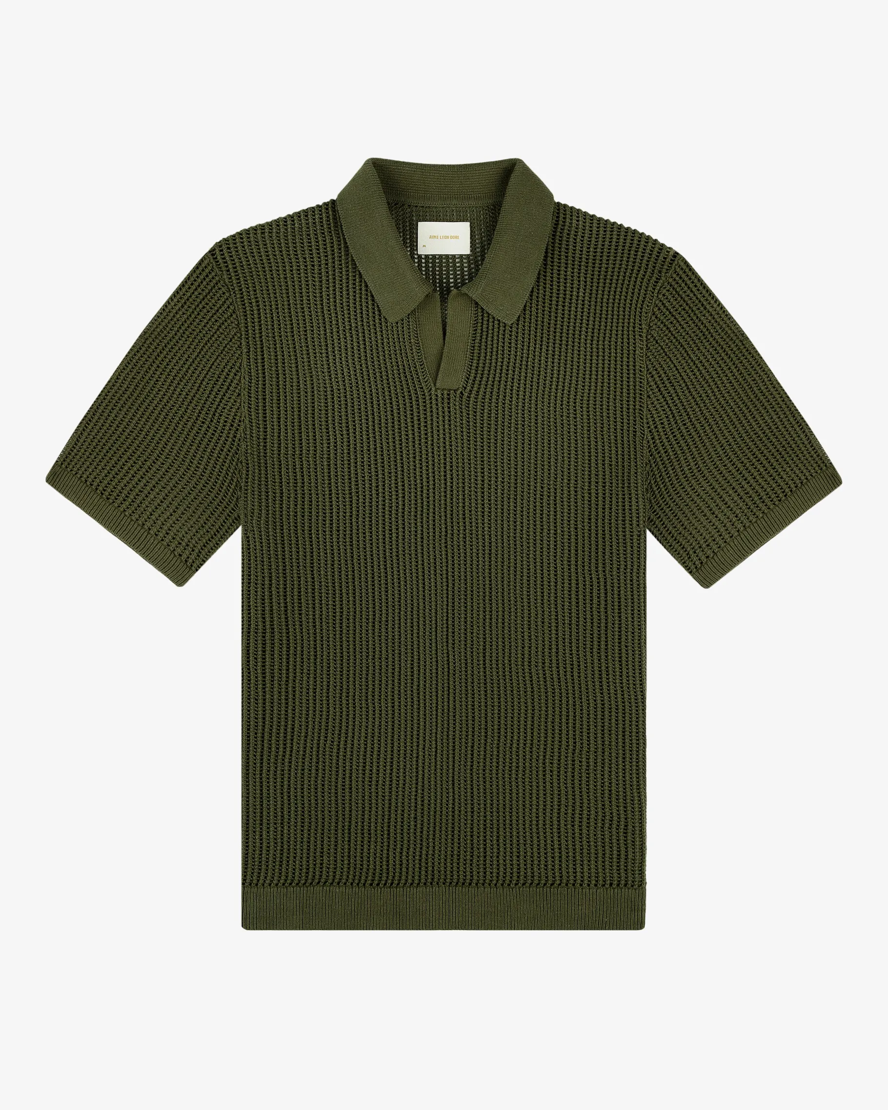 Aimé Leon Dore Mesh Knit Polo> Sweaters|Tees & Polos