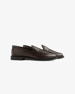 Aimé Leon Dore Queens Crest Raffia Loafer><noscript><img width=
