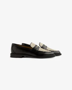 Aimé Leon Dore Queens Crest Raffia Loafer><noscript><img width=