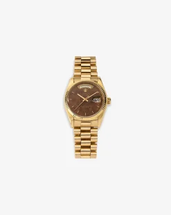 Aimé Leon Dore Rolex Day-Date Wood Dial Watch> Jewelry