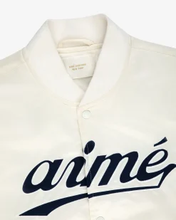 Aimé Leon Dore Satin Varsity Jacket><noscript><img width=