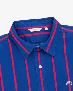 Aimé Leon Dore Striped Leon Overshirt> Shirting