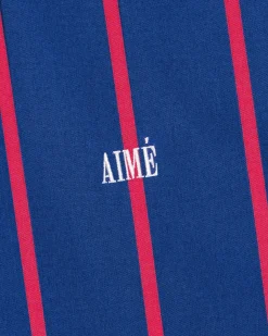 Aimé Leon Dore Striped Leon Overshirt><noscript><img width=