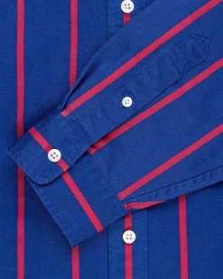 Aimé Leon Dore Striped Leon Overshirt><noscript><img width=