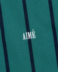 Aimé Leon Dore Striped Leon Overshirt><noscript><img width=