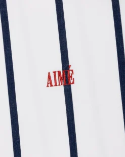 Aimé Leon Dore Striped Leon Overshirt><noscript><img width=