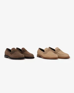 Aimé Leon Dore Suede Queens Crest Loafer> Footwear