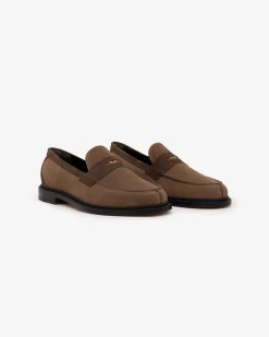 Aimé Leon Dore Suede Queens Crest Loafer> Footwear