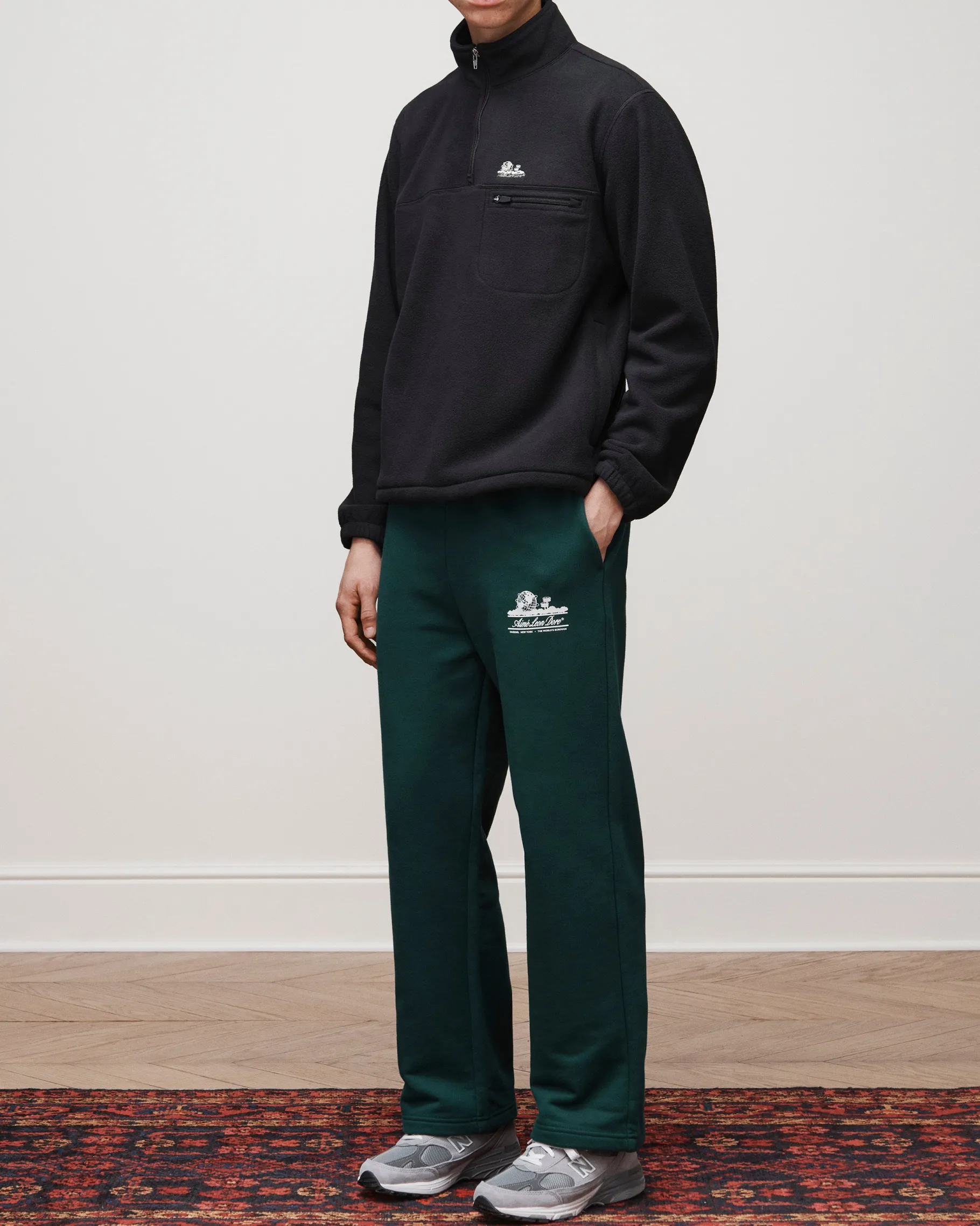 Aimé Leon Dore Unisphere Quarter Zip Fleece Pullover> Outerwear