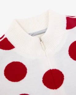 Aimé Leon Dore WINDSTOPPER® Polka Dot Knit Cycling Jersey by GORE-TEX LABS><noscript><img width=