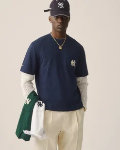 Aimé Leon Dore Yankees Chainstitch Pocket Tee> Tees & Polos